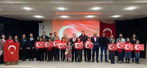 12 Mart İstiklal Marşının Kabulü ve Mehmet Akif Ersoy’u anma günü dolayısıyla ilçemizde anma programı düzenledi.
